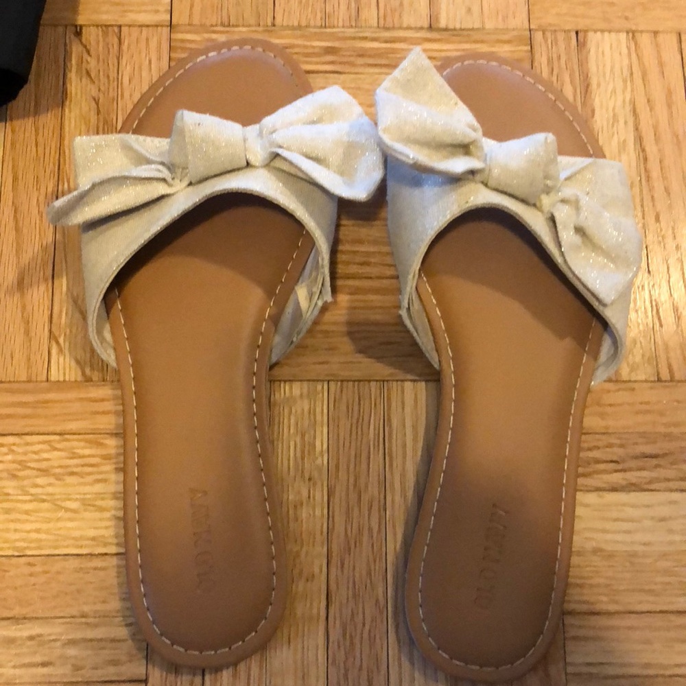 Slide on sandals